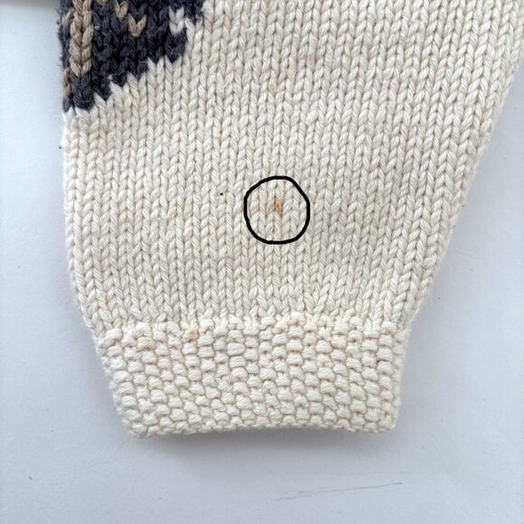 Cotton Salsa Womens Cardigan Sweater Size M Peru Fall Preppy Novelty Casual Vtg - Picture 3 of 9